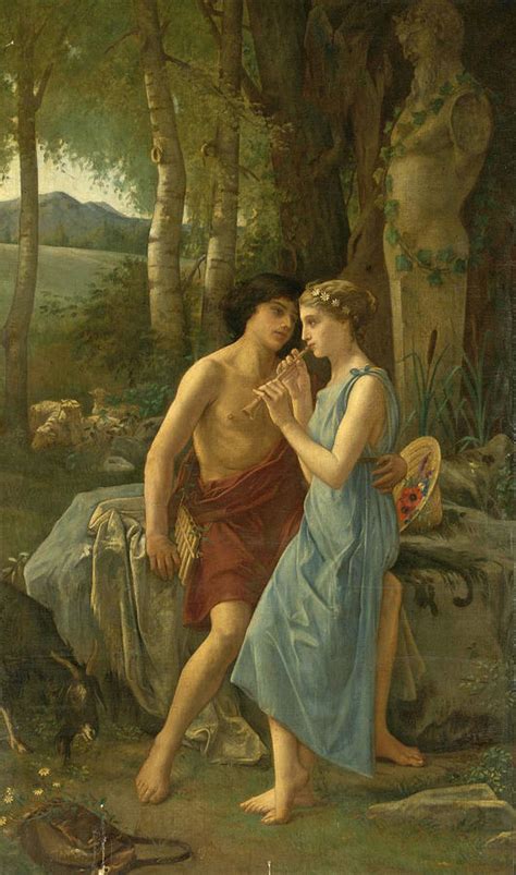 daphnis en chloe|daphnis and chloe painting.